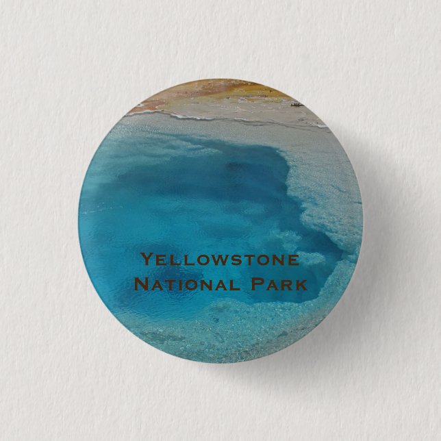 Yellowstone - nationalparken Blue Bassäng Photo na Knapp (Framsida)