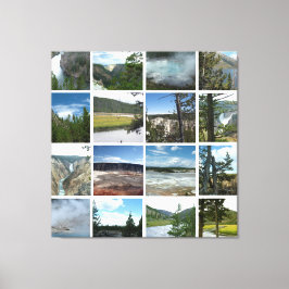 Yellowstone Nationalparkens landskapsfoto Canvastryck