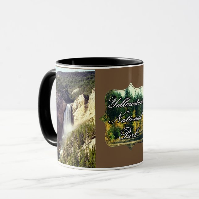 Yellowstone nationalparkmugg mugg (Framsida vänster)