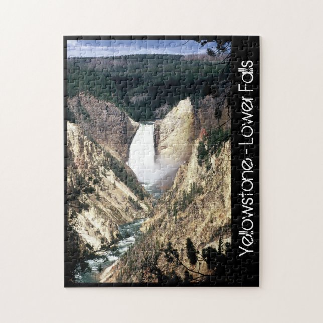Yellowstone nationalparkpussel pussel (Vertikal)