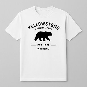Yellowstone nationalparksbjörn t shirt
