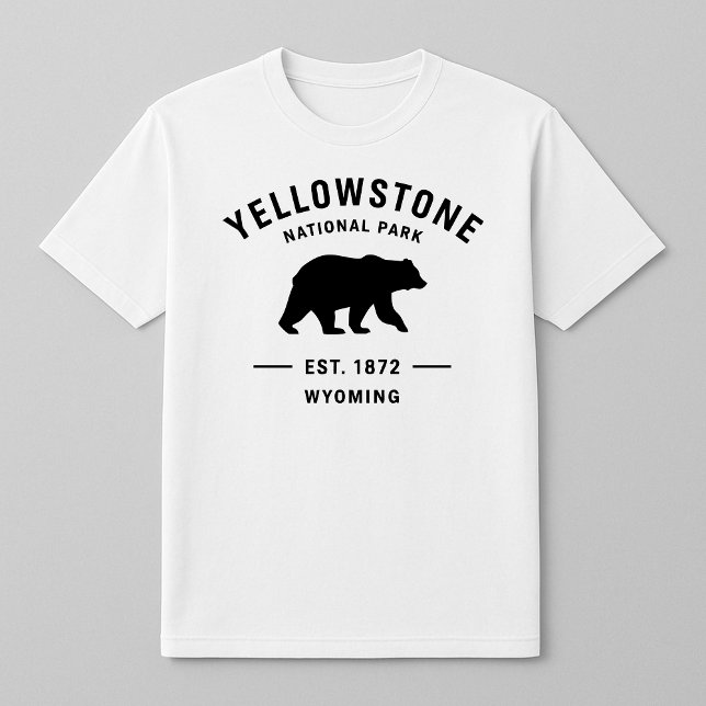 Yellowstone nationalparksbjörn t shirt (Skapare uppladdad)