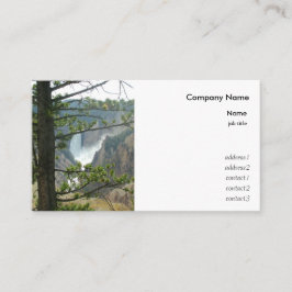 Yellowstone nationalparksfotografi visitkort