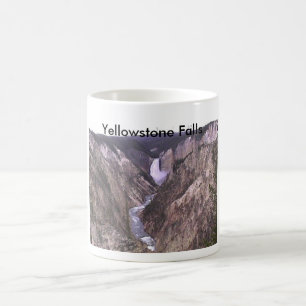 Yellowstone nedgångar kaffemugg