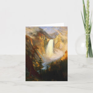 Yellowstone nedgångar noterar kortet kort