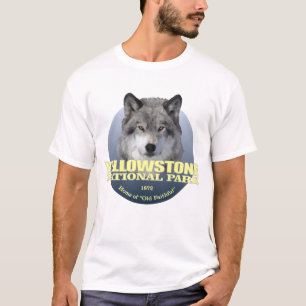 Yellowstone NP (grå varg) 2 VIKT T Shirt