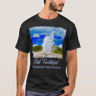 Yellowstone Old Faithful Geyser National Park T Shirt