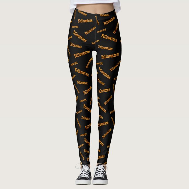 Yellowstone Ord- Leggings (Framsida)