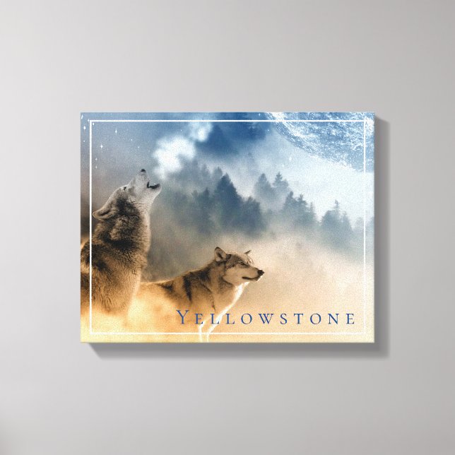 Yellowstone Park American Canvas Art (Framsida)