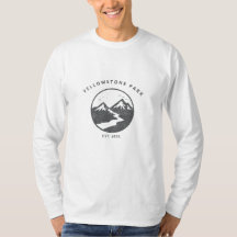 Yellowstone Park Långärmad T-Shirt