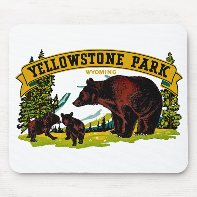 Yellowstone Park Musmatta (Framsidan)
