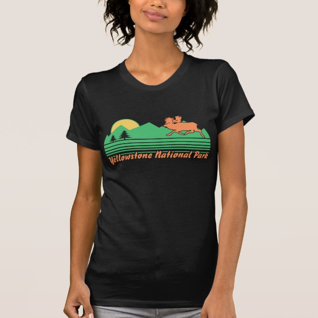 Yellowstone Park T-shirt (Framsida)