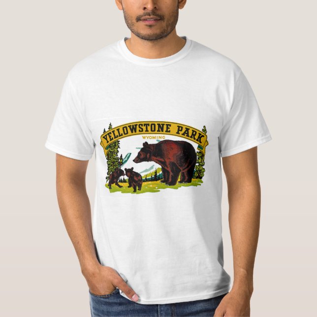 Yellowstone Park T-shirt (Framsida)