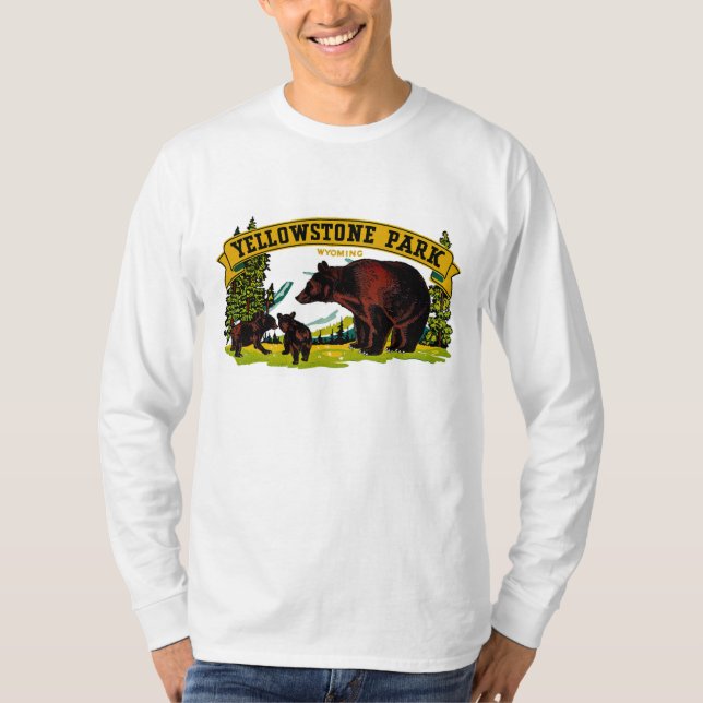 Yellowstone Park Tee Shirt (Framsida)
