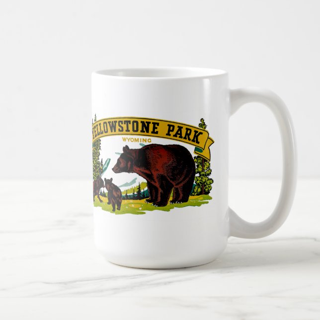 Yellowstone parkerar kaffemugg (Höger)