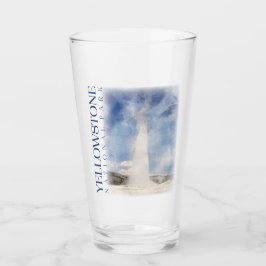 Yellowstone Pint Glass, gammaldags dunsare Glaskopp