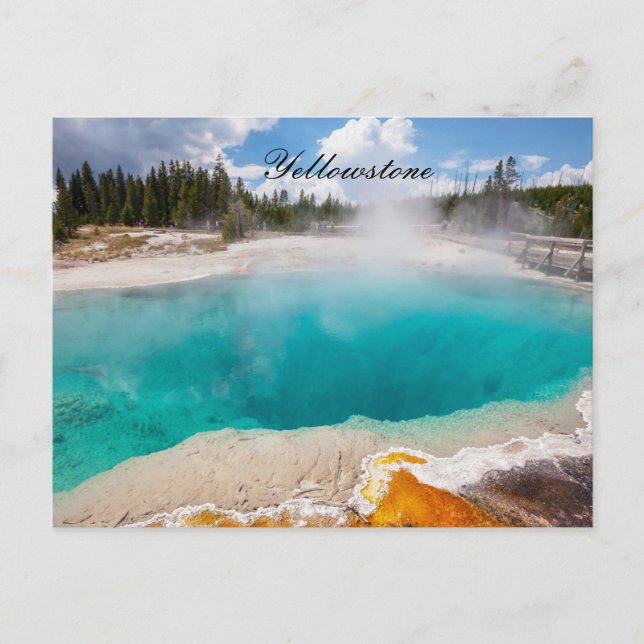 YELLOWSTONE POSTCARD VYKORT (Framsida)