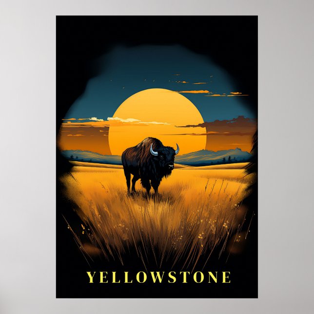 Yellowstone Poster Art (Framsidan)