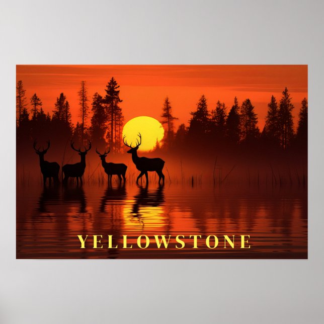 Yellowstone Poster Art (Framsidan)