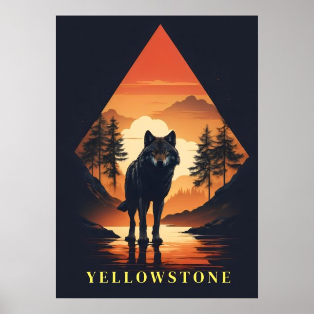 Yellowstone Poster Art (Framsidan)