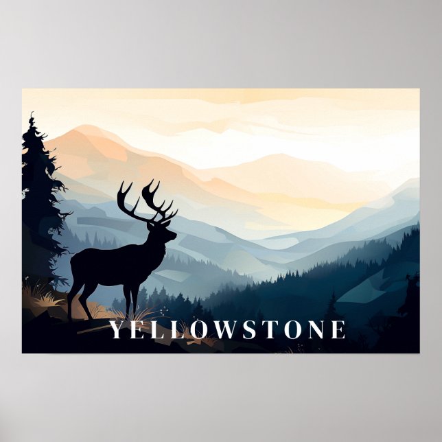 Yellowstone Poster Art (Framsidan)