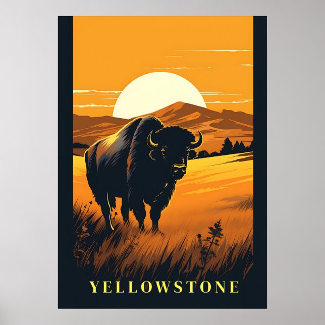 Yellowstone Poster Art (Framsidan)