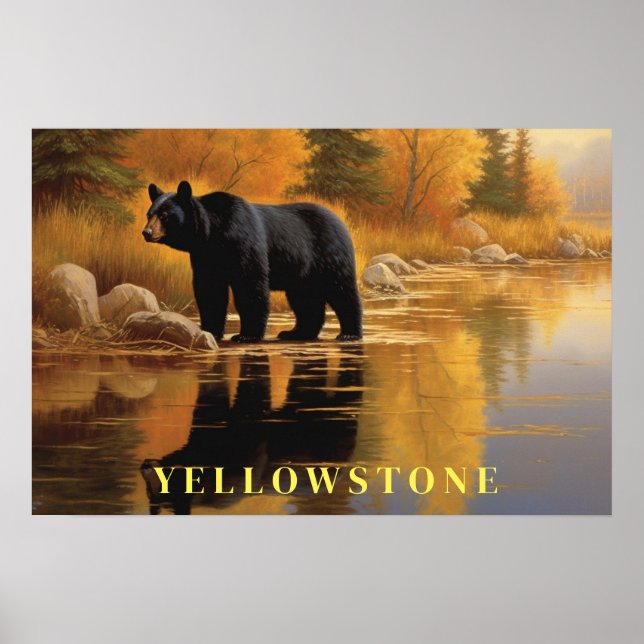 Yellowstone Poster Art (Framsidan)
