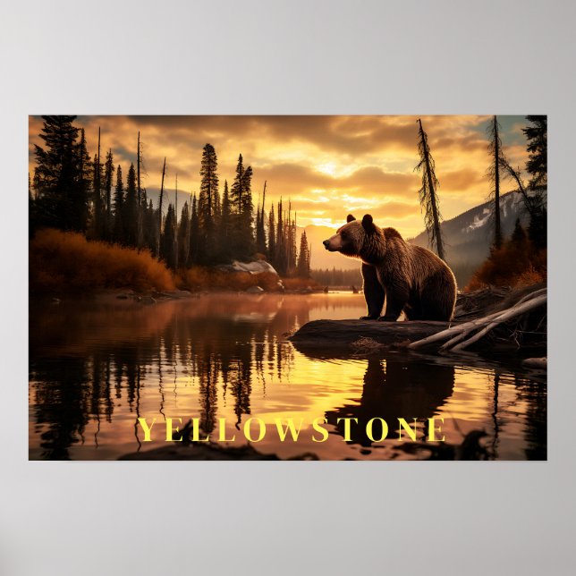 Yellowstone Poster Art (Framsidan)