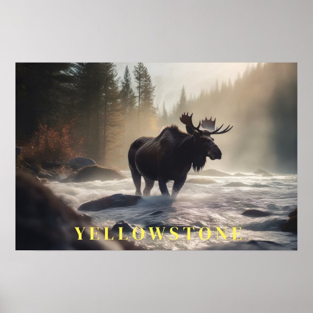 Yellowstone Poster Art (Framsidan)