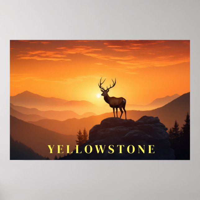 Yellowstone Poster Art (Framsidan)