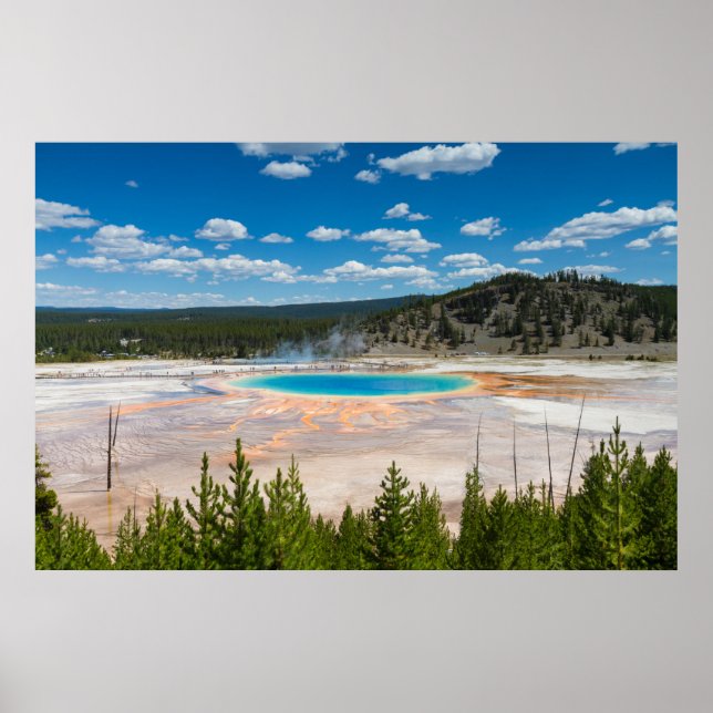 Yellowstone - poster i stora prismatiska vår (Framsidan)