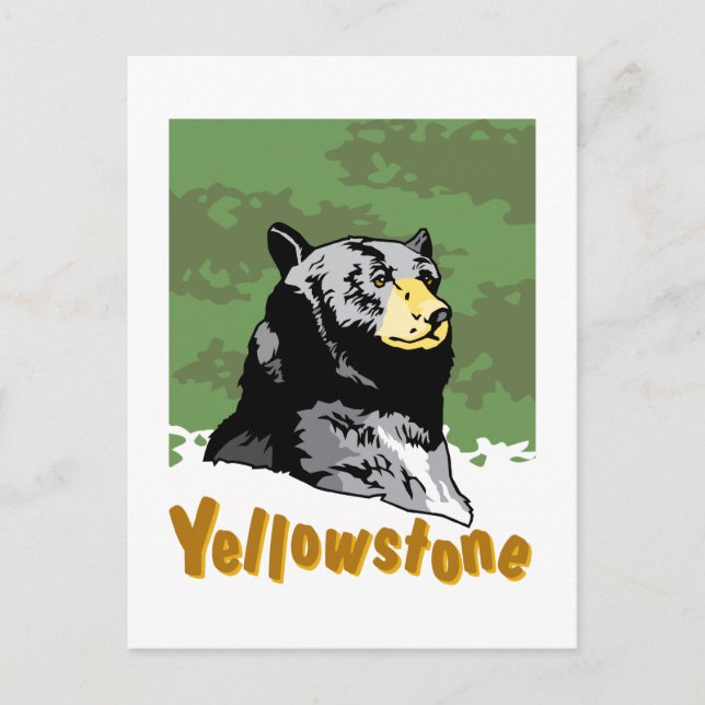 Yellowstone Poster Vykort (Framsida)