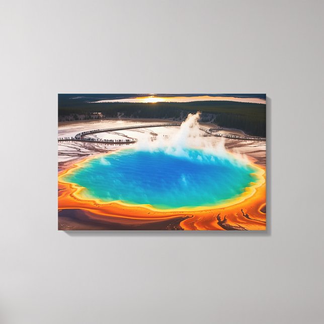 Yellowstone Prismatic Thermatic Hett Pot Canvas Ar (Framsida)