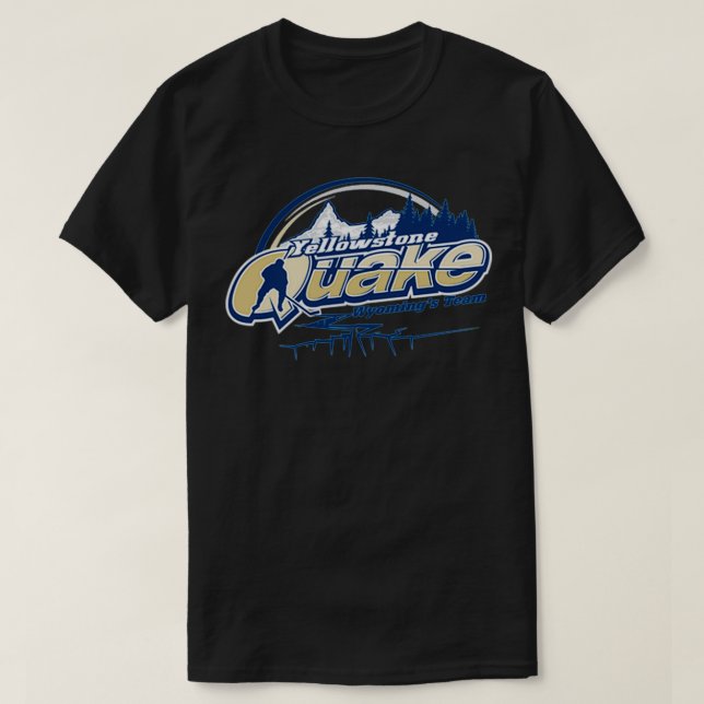 Yellowstone Quake Classic TShirt T Shirt (Design framsida)