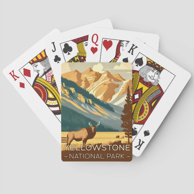 Yellowstone Resekortlek Casinokort (Baksidan)