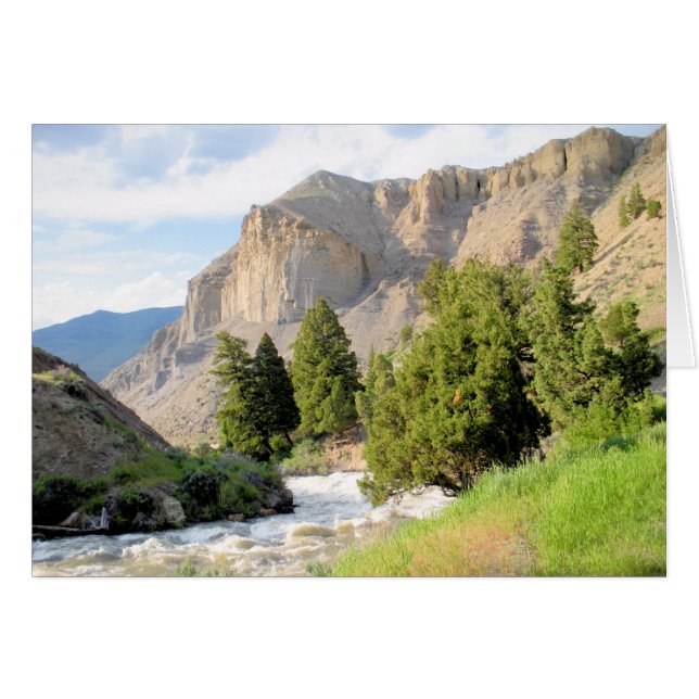 Yellowstone River Hälsningskort (Framsidan Horizontal)
