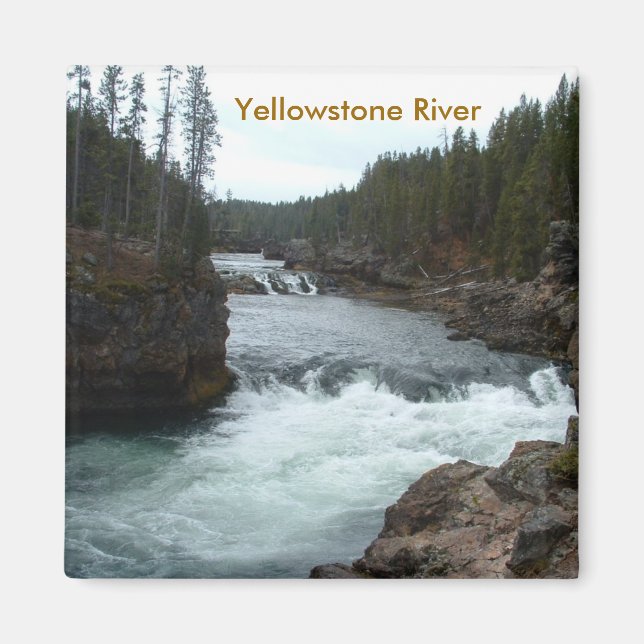 Yellowstone River Magnet (Framsidan)