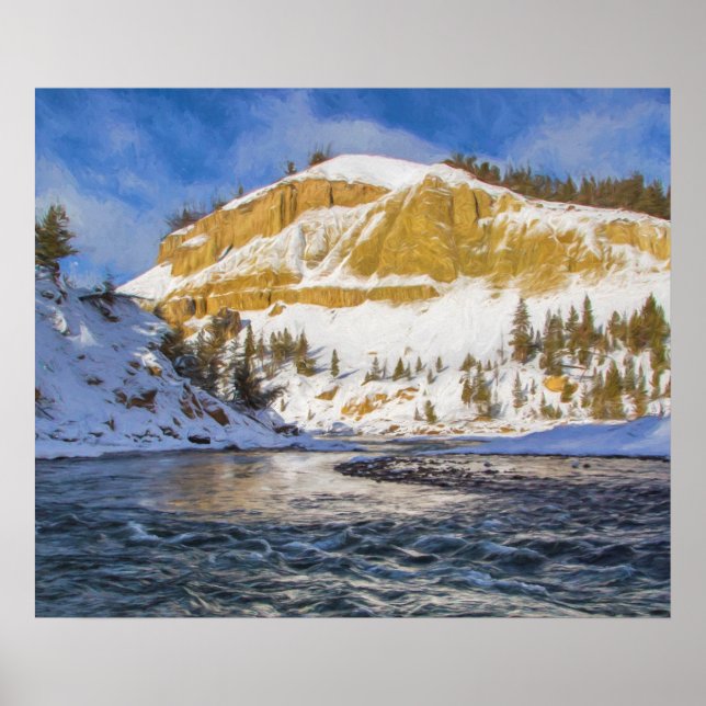 Yellowstone River Poster (Framsidan)