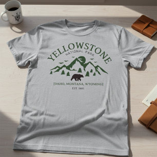 Yellowstone Road Trip 2027 T-shirt – Familjesemest