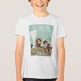 Yellowstone roliga barn bison buffel T-Shirt