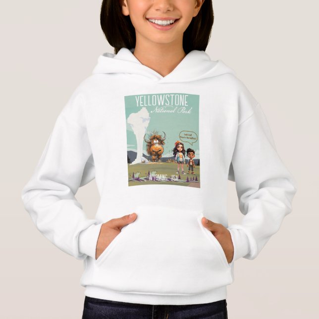 Yellowstone Roliga barn bison buffel T Shirt (Framsida)