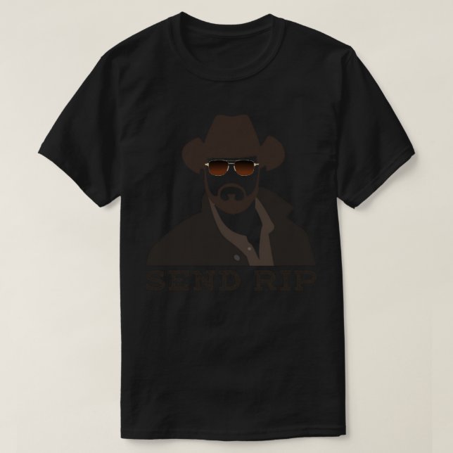 yellowstone-SEND RIP Sticker T Shirt (Design framsida)
