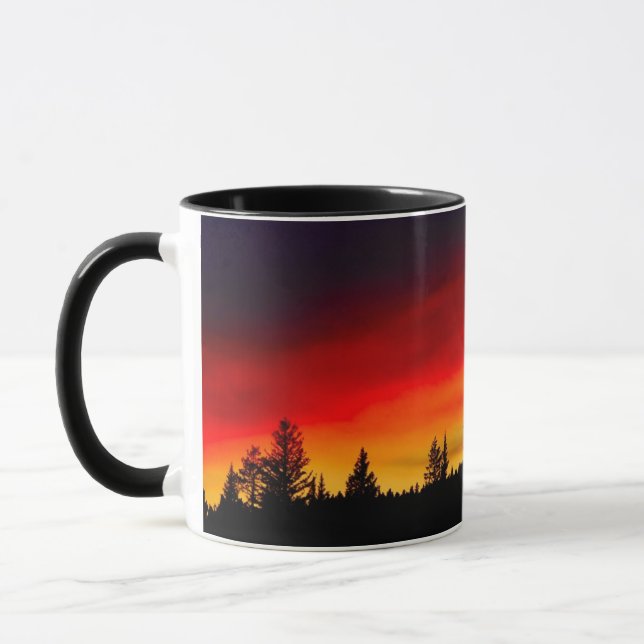 Yellowstone solnedgång mugg (Vänster)