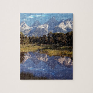 Yellowstone storslagna Teton reflexioner Pussel