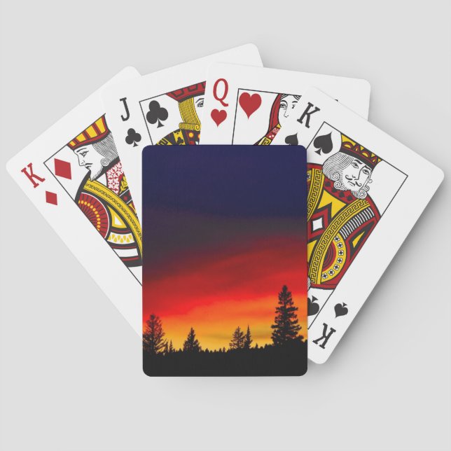 Yellowstone Sunset Casinokort (Baksidan)