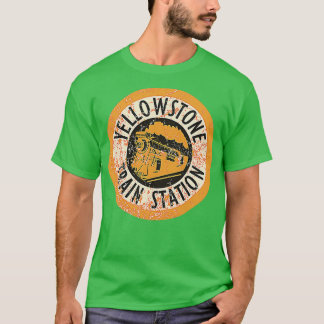 Yellowstone Tåg Station T Shirt