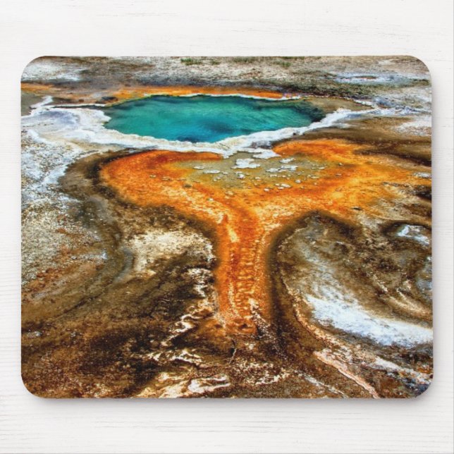 Yellowstone termisk bassäng musmatta (Framsidan)