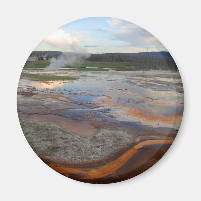 Yellowstone Thermal Bassäng Magnet (Framsidan)