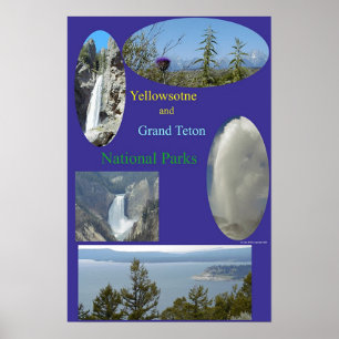 Yellowstone & tusen dollar Teton Poster