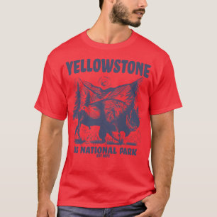 Yellowstone US nationalpark Wyoming Idaho Montana T Shirt
